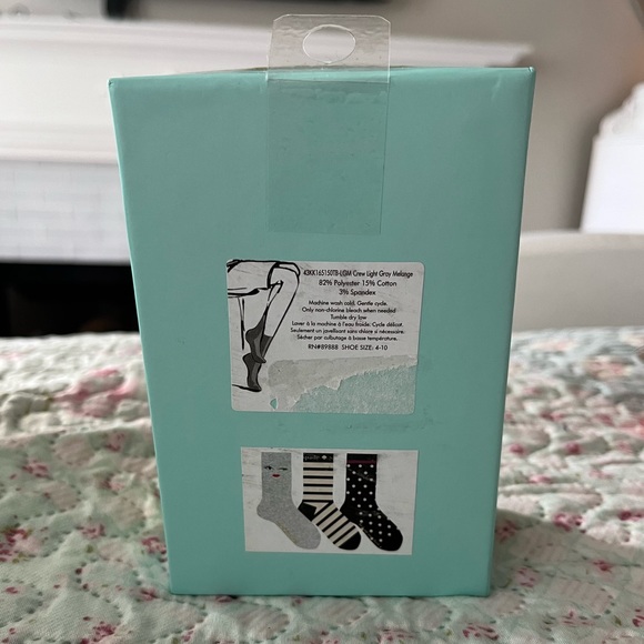 Box set of Kate Spade ♠️ crew socks - Picture 7 of 7